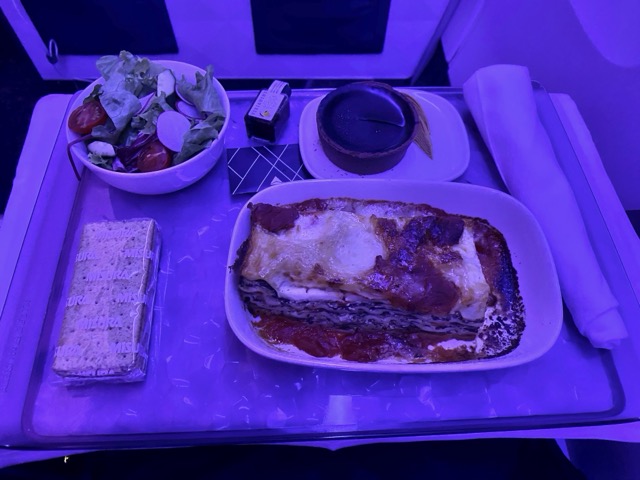 デルタ航空ハワイ プレミアムセレクト機内食