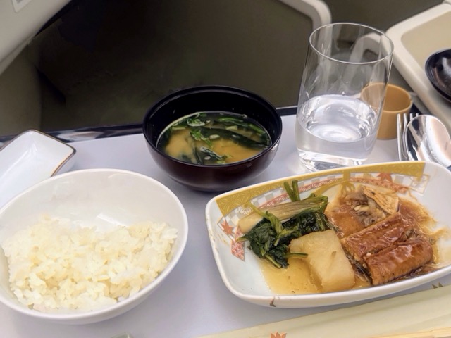 ベトナム航空ビジネスクラス機内食