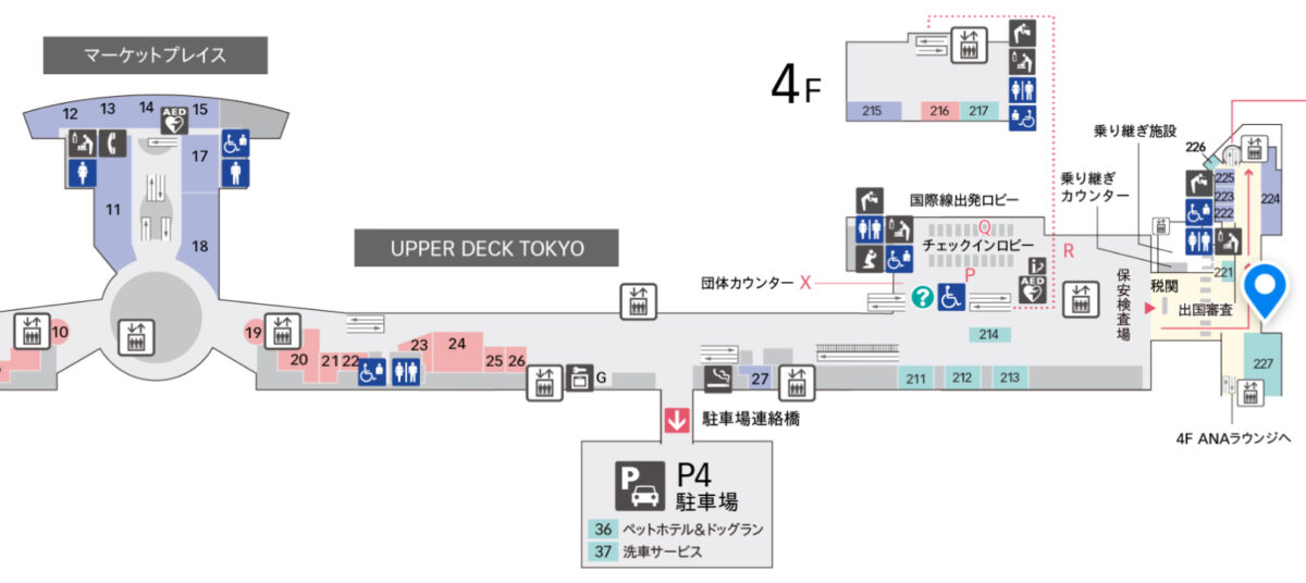 羽田空港パワーラウンジプレミアム地図