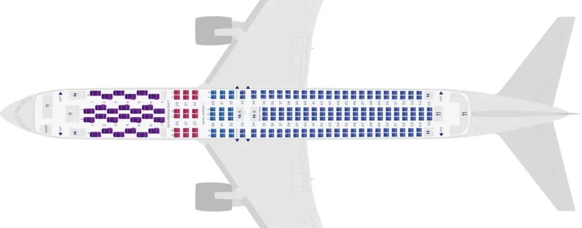 デルタ航空ハワイ便機材